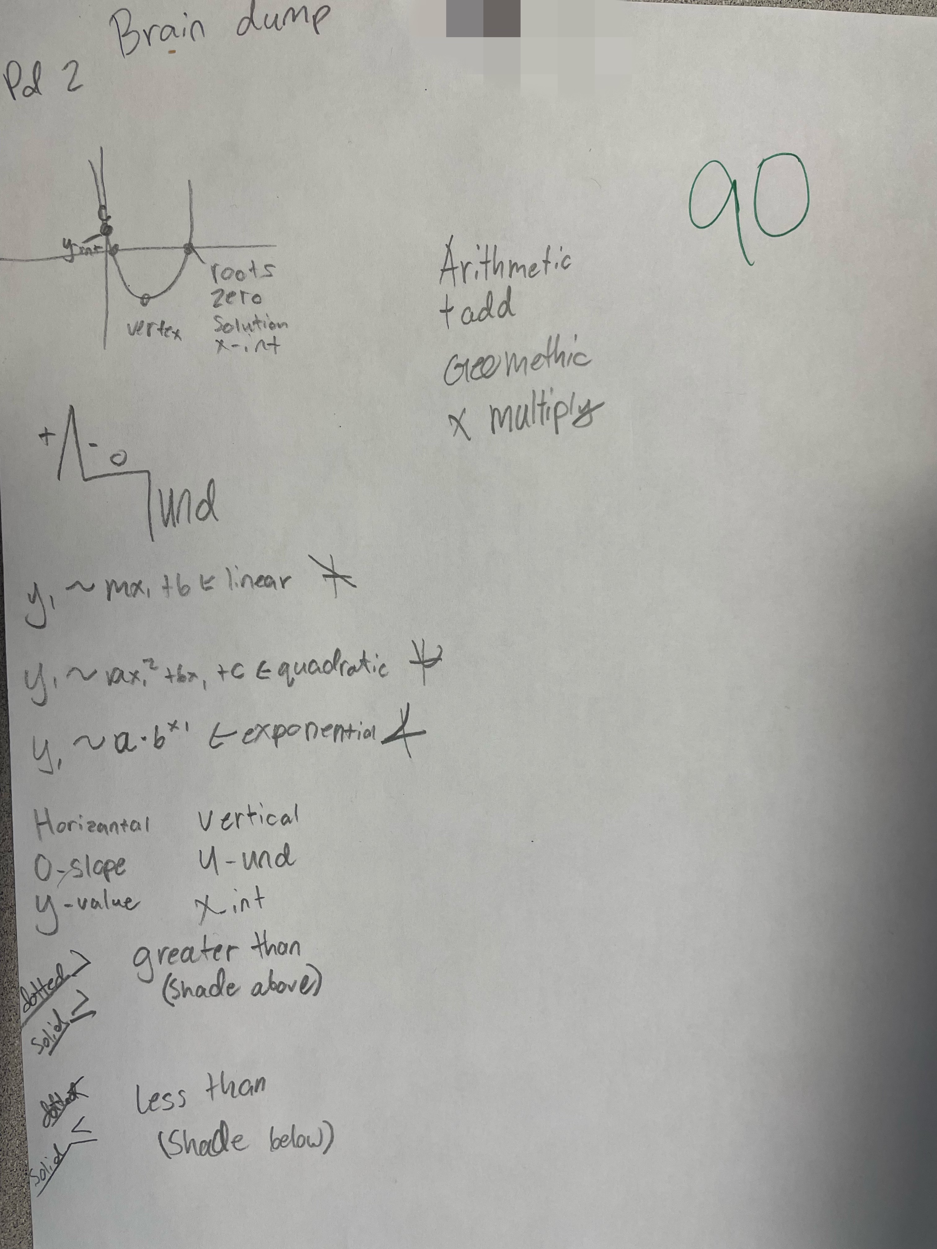 Student work example 1